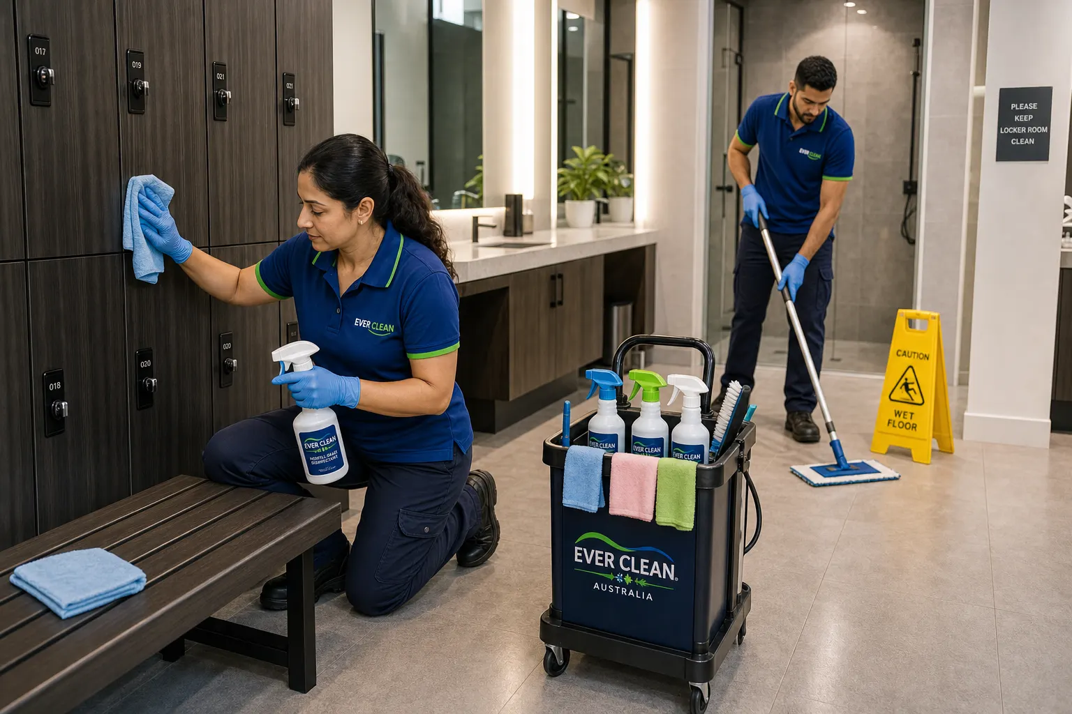 Gym cleaning Blacktown fitness centre